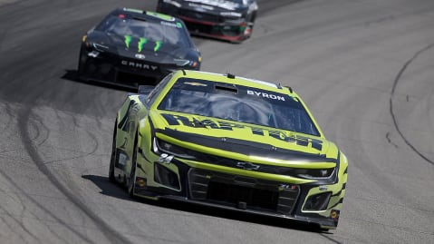 Byron survives chaos, overtimes at Michigan, finishes second